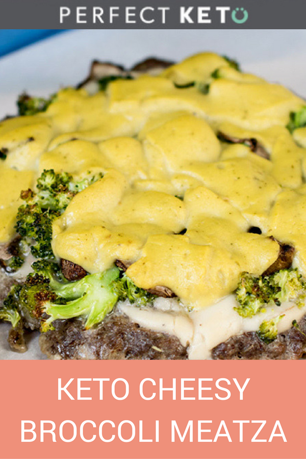Cheesy Broccoli Meatza Perfect Keto Exogenous Ketones