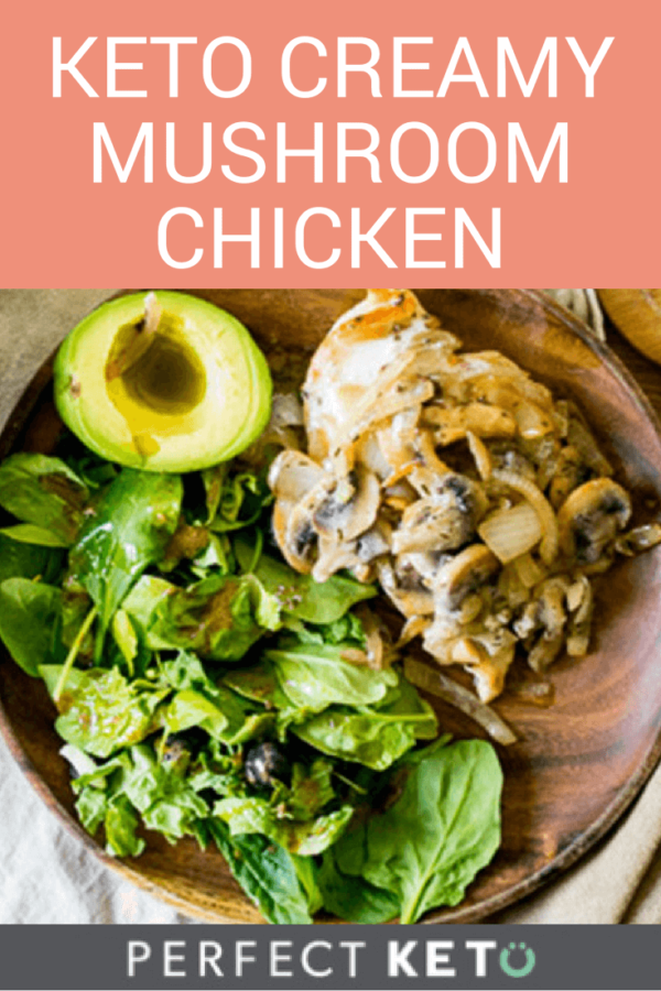 Creamy Mushroom Chicken - Perfect Keto Exogenous Ketones