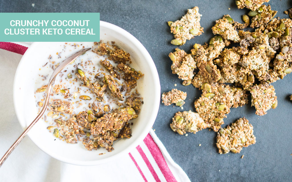 coconut cluster keto cereal