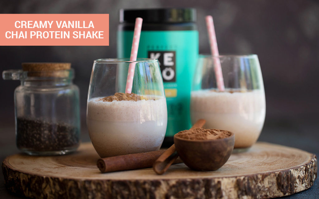 vanilla chai protein shake